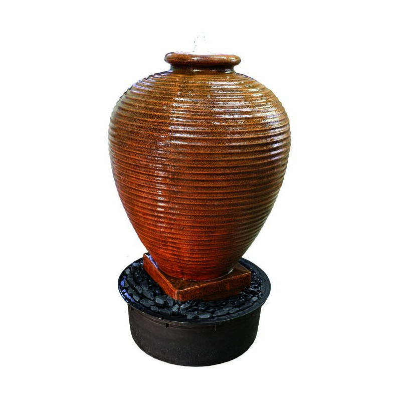 FONTAINE DE JARDIN CYPRUS JAR COULEUR CORTEN | Paysages Spiegel *NOUVEAU* – Fontaines Barr 3